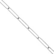 Catena maglia rettangolo 5 mm Acciaio inossidabile 304 x1m