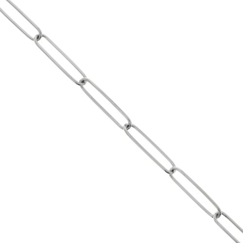 Catena maglia rettangolo 5 mm Acciaio inossidabile 304 x1m