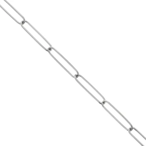 Catena maglia rettangolo 5 mm Acciaio inossidabile 304 x1m