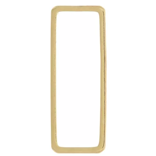 Base di montaggio e tessitura rettangolo 24x9 mm - Dorato x1