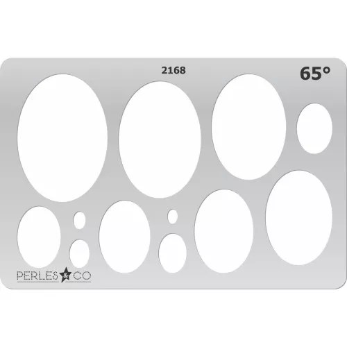 Modello rigido per pasta polimerica 152x100 mm Ovali 65° x1