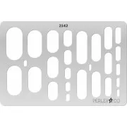 Modello rigido per pasta polimerica 152x100 mm Rettangoli arrotondati x1