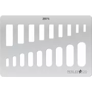 Modello rigido per pasta polimerica 152x100 mm Rettangoli x1