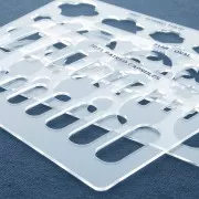 Modello rigido per pasta polimerica 152x100 mm Rettangoli x1