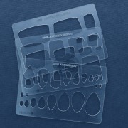 Modello rigido per pasta polimerica 152x100 mm Goccie