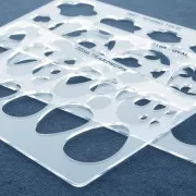 Modello rigido per pasta polimerica 152x100 mm Goccie