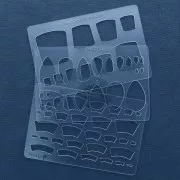 Modello rigido per pasta polimerica 152x100 mm Mini arco