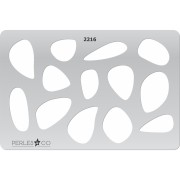 Modello rigido per pasta polimerica 152x100 mm Goccie design