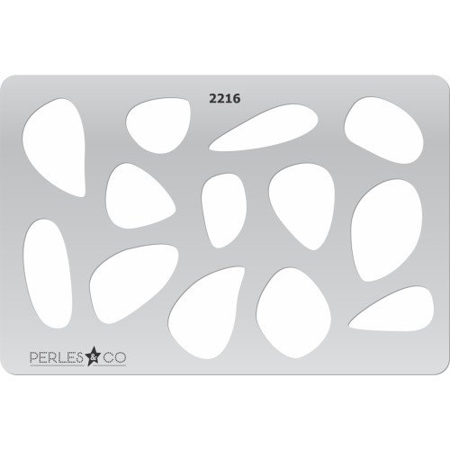 Modello rigido per pasta polimerica 152x100 mm Goccie design