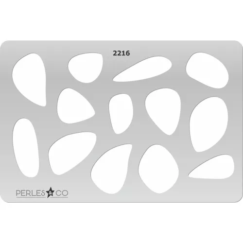 Modello rigido per pasta polimerica 152x100 mm Goccie design