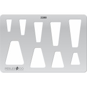 Modello rigido per pasta polimerica 152x100 mm Trapezi