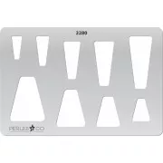 Modello rigido per pasta polimerica 152x100 mm Trapezi