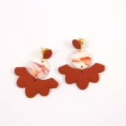 Modello rigido per pasta polimerica 152x100 mm corone di fiori x1 x1