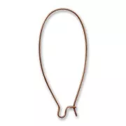 Orecchini filo mm. 46 rame antico x2