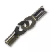 Chiusura terminale manetta cordoni 3mm bronzo x1