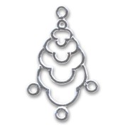 Separatore 3 fili Argento 925 mm. 27x17 x1