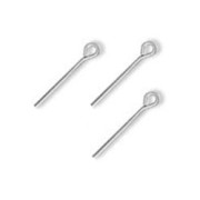 Chiodo ad occhiello in Argento 925 mm. 13x0.7 x20|raw }}