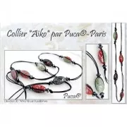 Athos 3D par Puca® cabochon ovale di vetro 20x10 mm - Gold Iris Mat x1