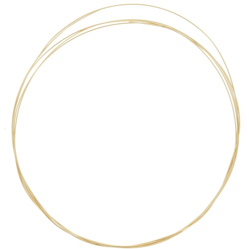 Filo duro mm. 0.5 in Gold filled x 1.5m
