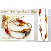 Athos 3D par Puca® cabochon ovale di vetro 20x10 mm Opaque Amethyst Gold Splash x1