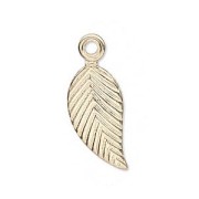 Ciondoli foglie mm. 10 in Gold filled x2|raw }}