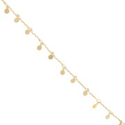 Catena fantasia 7,5 mm - Dorato x 20 cm|raw }}