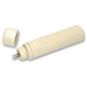 Scatolina per aghi tonda legno mm. 60x14 x2