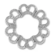 Stampe mm. 14 argentato antico x4