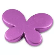 Farfalla mm. 20x28 Orchidea metallizzata x1