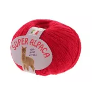 Lana Super Alpaca n°047 - 100% Naturale - Rosso x40g