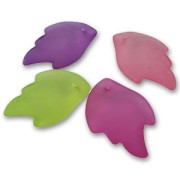 Set di foglie mm. 25 Frosted x15