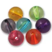 Set di tonde mm. 14 Trasparente x10