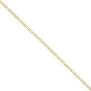 Catena maglia veneziana rettangolo 1.8 mm in Gold filled x50cm|raw }}