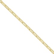 Catena maglia veneziana rettangolo 1.8 mm in Gold filled x50cm