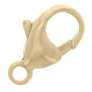 Chiusura moschettone mm.  11 Gold filled x30