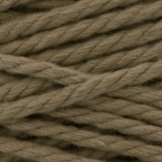 Gomitolo cordone di poliestere riciclato per macramè esterno 5 mm - Naturale x70m