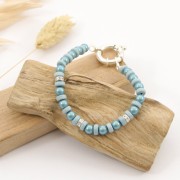 Chiusura ad anello per bracciale o collana 17 mm - Argento 925 x1