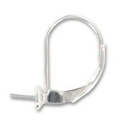 Orecchini per perla mezza forata PureCrystal mm. 8 Argento 925 x2