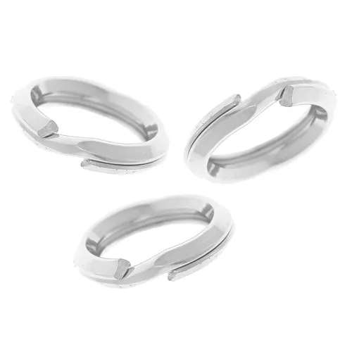 Anelli doppi 6x0,7 mm - Argento 925 x10