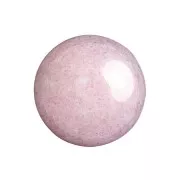 Cabochon di vetro di Puca® 18 mm Opaque Light Rose Ceramic Look x1
