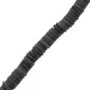 Rondelle Heishi madreperla tinte 8 mm - Nero x40cm