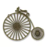 Separatore Velocipede 2 asole mm. 75x60 bronzo x1