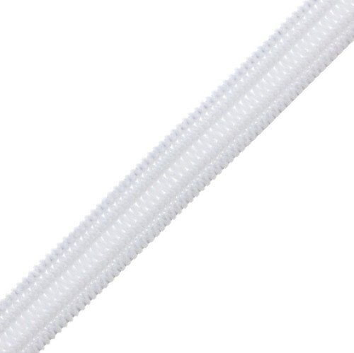 Elastico piatto 5 mm Bianco x 10 m