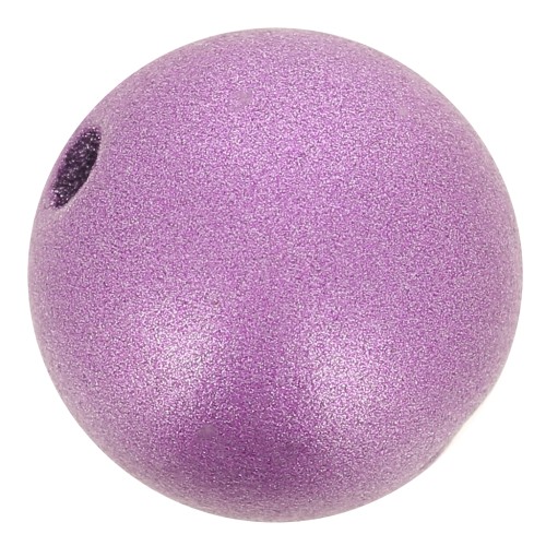 Perle acriliche mm. 10 Dark Fuschia x10