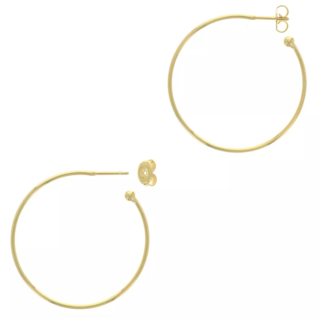Reffeer Orecchini A Cerchio Aperti Quadrati In Argento 925 – Leggeri 1,32g, Ipoallergenici, Con Panno Pulente
