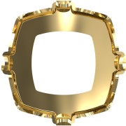 Castone PureCrystal 4460 14x14 mm - Dorato x1|raw }}