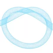 Maglia tubolare mm. 8  Aquamarine x2 m