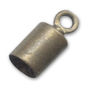 Terminali per cordoncini da mm. 4 bronzo x4|raw }}