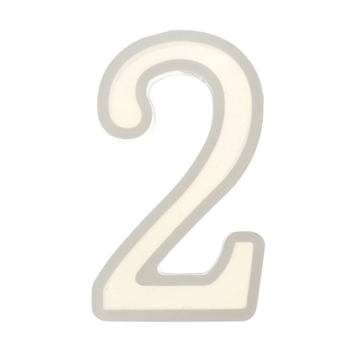 Stampo silicone per fare la cifra 2 in resina 40x21 mm x1