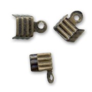 Chiudicordoncini piatti mm. 4 bronzo x10|raw }}